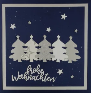«Weihnachtswald» blau