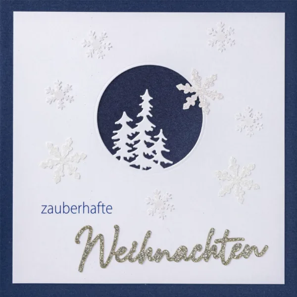 «Zauberhafte Weihnachten» nachtblau